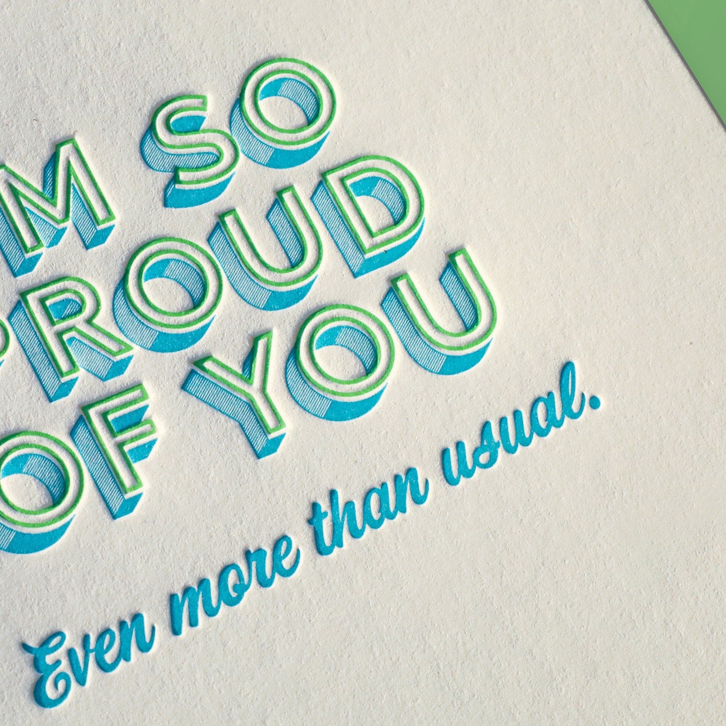 New Listing Beyond Proud of You Encouraging Greeting Card